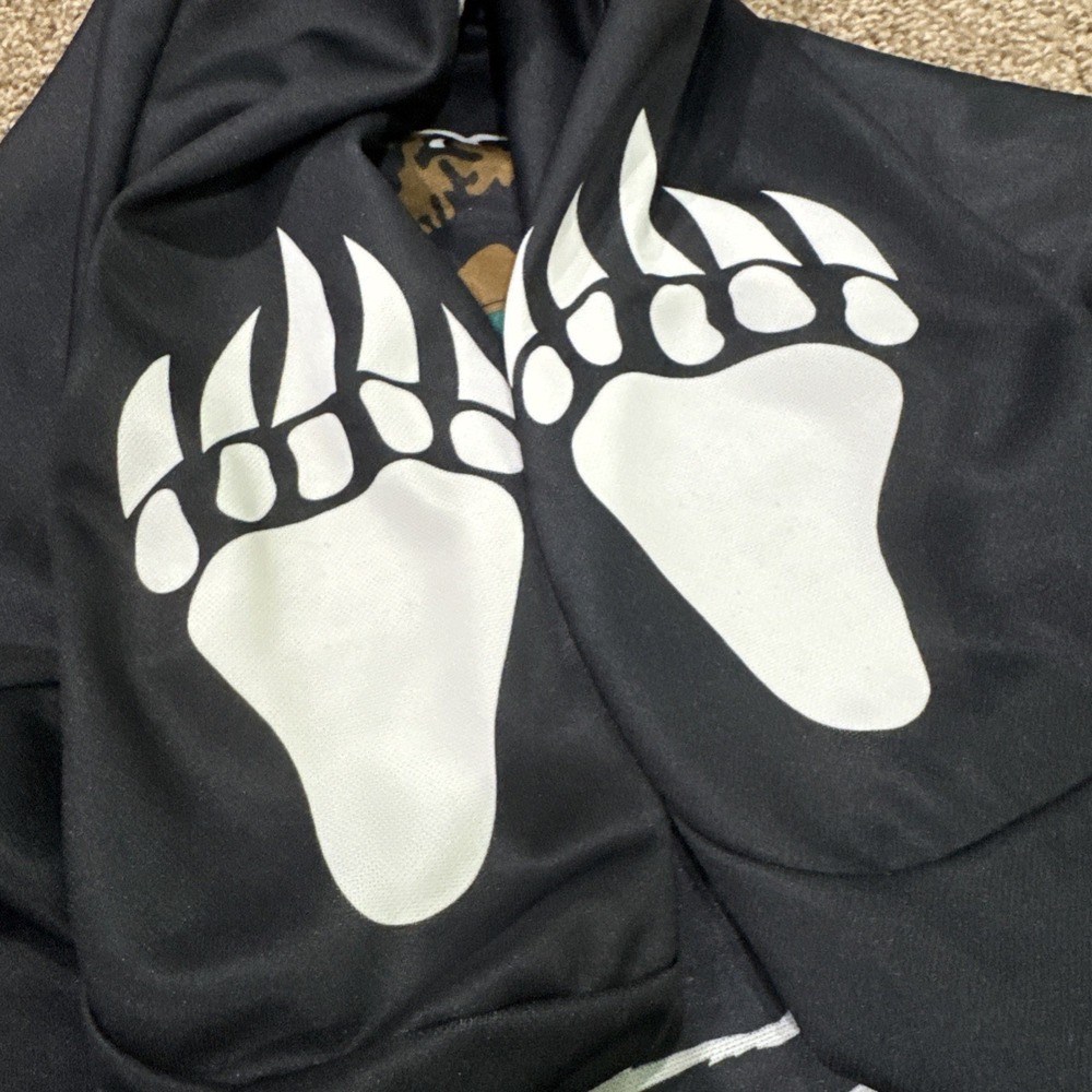 Vintage 1990s Denver Utah Grizzlies Bauer Black IHL Hockey Jersey Sz Adult L/XL - Picture 6 of 9